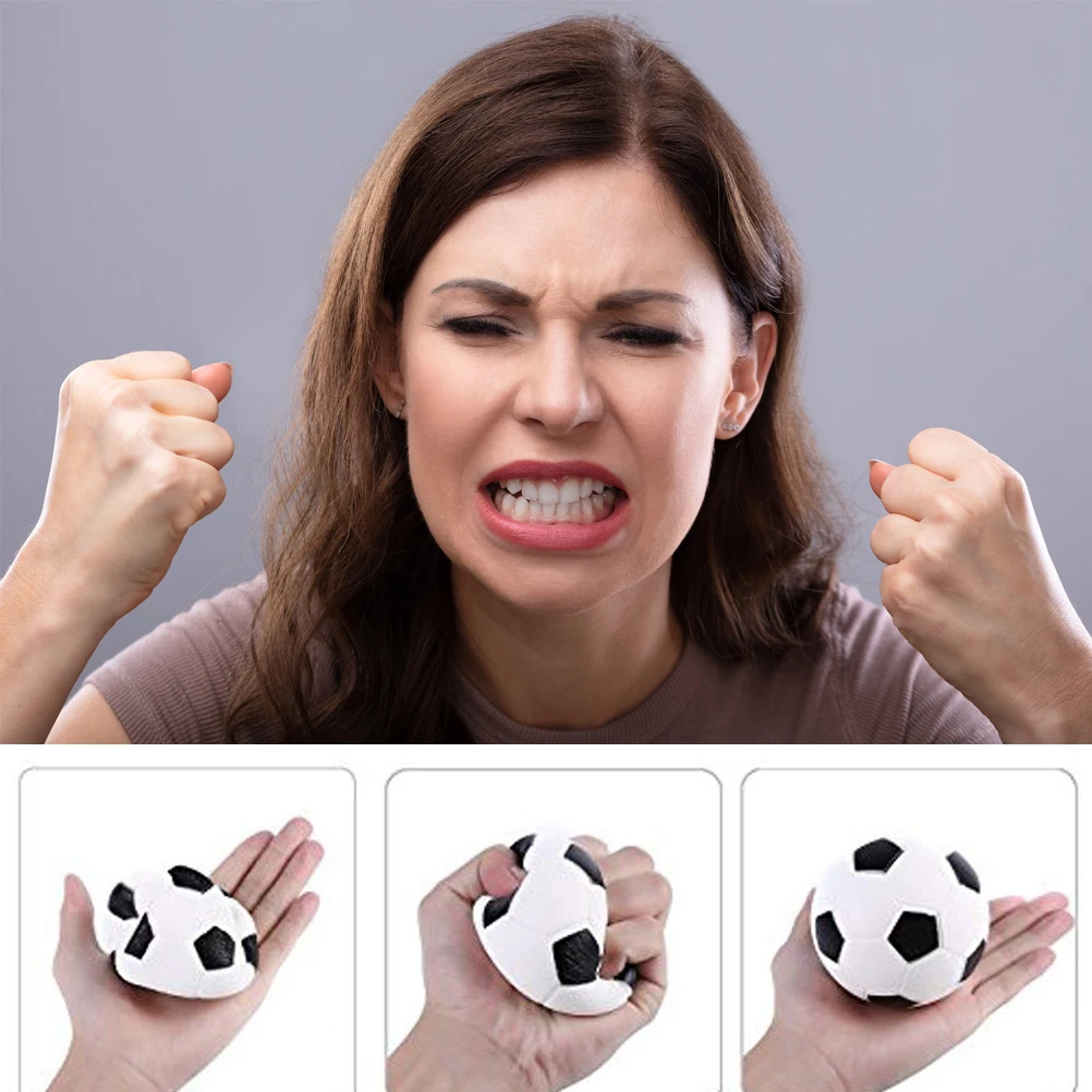 

1pc 6cm Squeeze Ball Toy Football Basketball Soft Foam Sponge Anti stress Baseball Tennis Toys for Kids Children