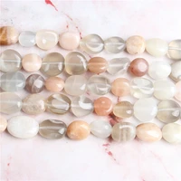 fashion natural jewelry 6x8mm8x10 mm amorphous gray sunstone loose beads diy bracelet necklace and accessories