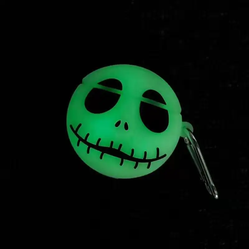 

Cartoon Skull luminous 2021 AirPods 3 Case Apple AirPods 2 Case Cover AirPods Pro Case IPhone Earbuds Accessories AirPod Case