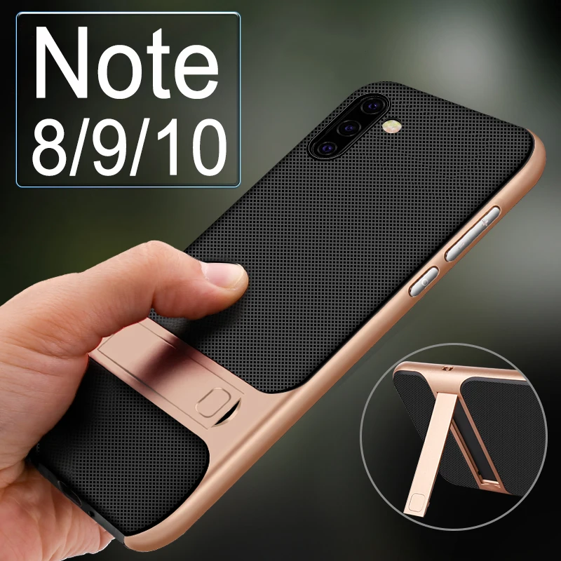 Note10 pro Чехол для samsung galaxy Note 10 9 8 Plus kickstand чехол 5g glaxay Note9 Note8 Notes 10pro 10Note держатель
