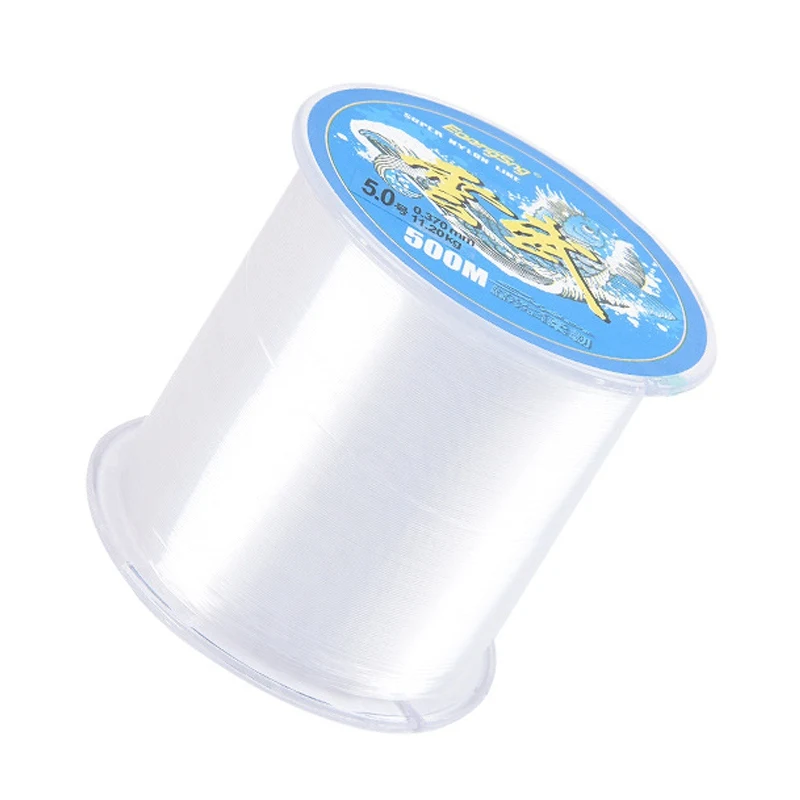 Нейлоновая Леска сверхпрочная нейлоновая рыболовная леска 500 м для ловли