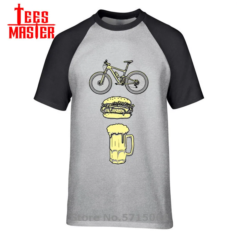 Футболка мужская хлопковая с графическим принтом модная тенниска для езды на