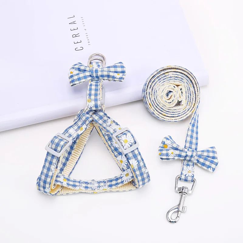 Поводок для собак Регулируемый мягкий двухслойный с милым бантом прогулок и |