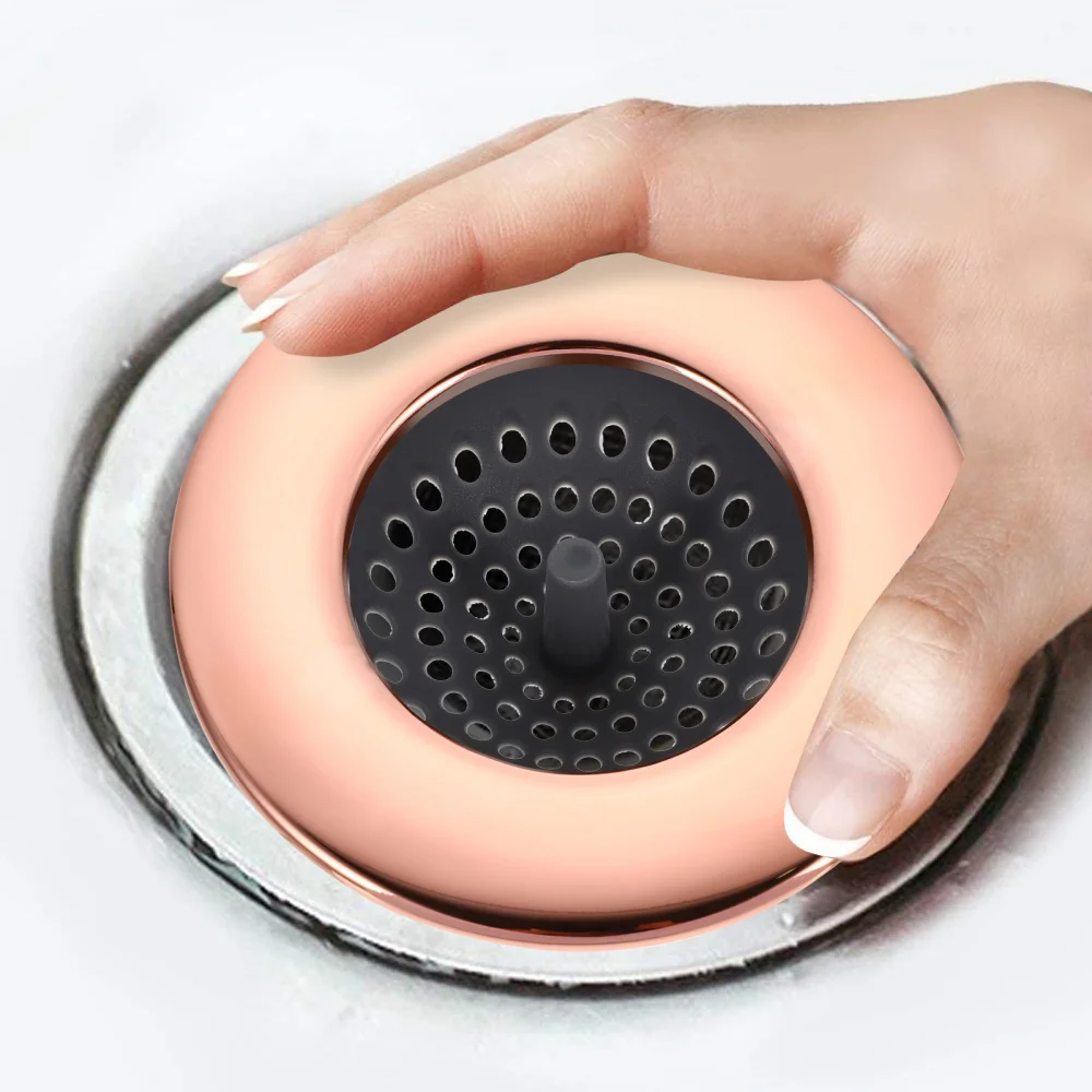 

Stainless Steel Wash Basin Plug Practical Floor Drain Sink Drain Strainer