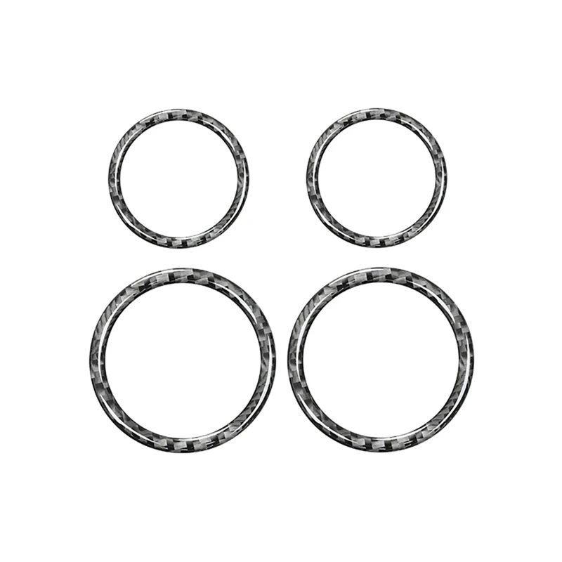 

Door Audio Horn Ring Trim Carbon Fiber Interior Accessories For BMW 3 Series E46 1997-2004
