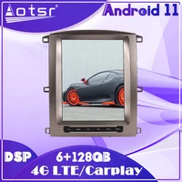 128g android 11 car multimedia radio player for toyota land cruiser 100 lc100 for lexus lx470 2002 2007 gps navi tesla head unit