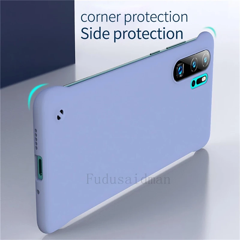 Тонкий жесткий Бескаркасный чехол из поликарбоната для HUAWEI P40 P30 P20 Y9S Y8P матовый