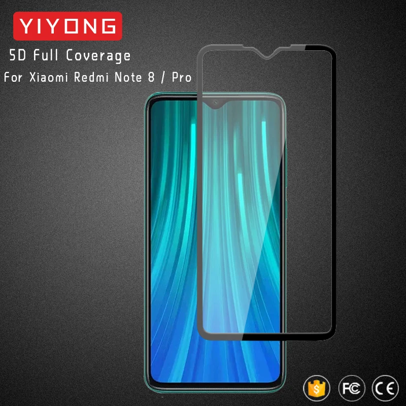 Стекло YIYONG 9D с полным покрытием для Xiaomi Redmi Note 7 6 5 8 Pro 8T защитное закаленное стекло