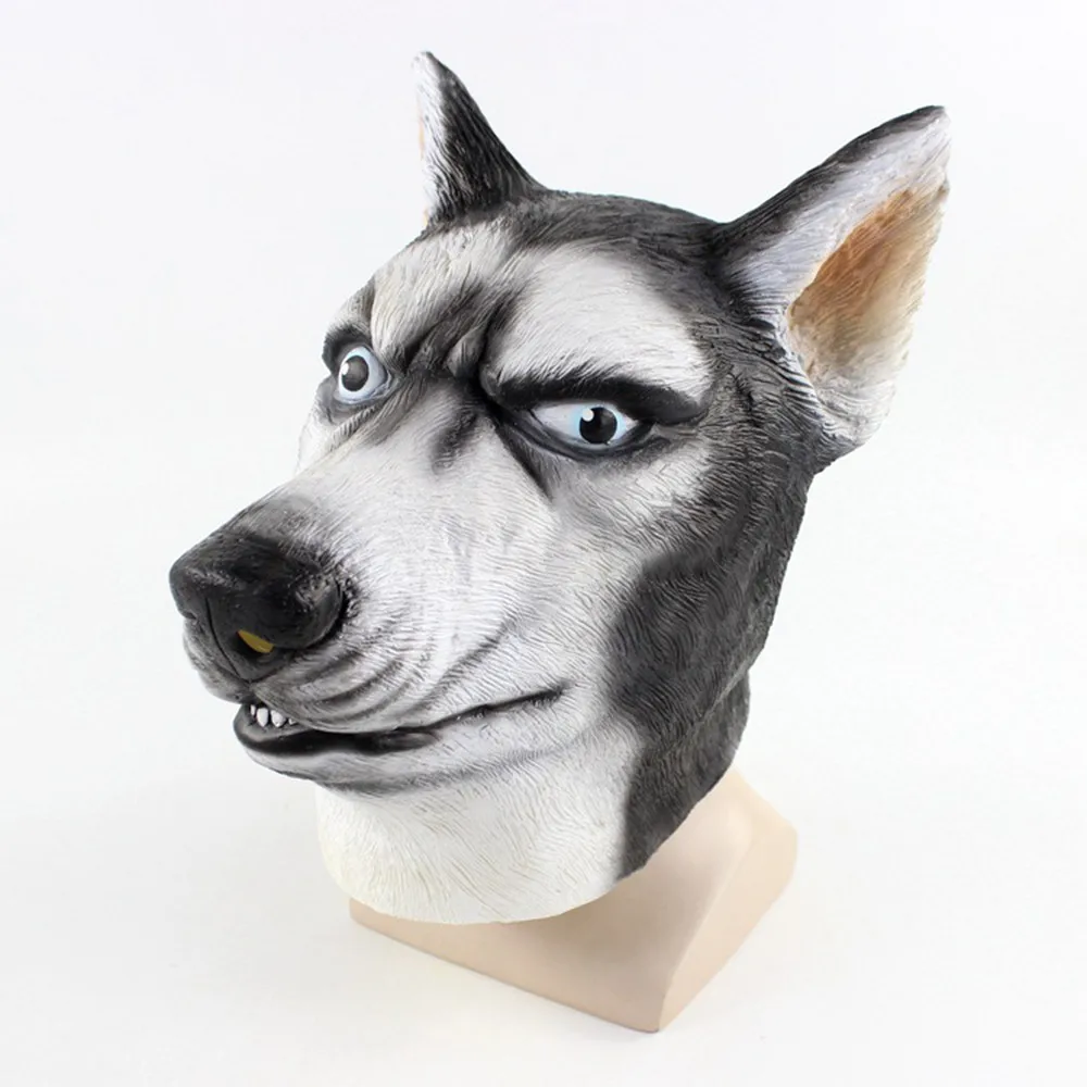 Животные Необычные интересные шелухи забавная маска собаки хаски костюмы для