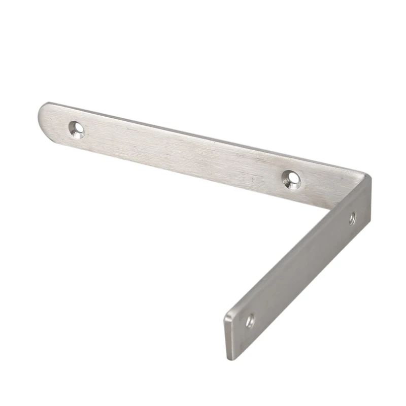 Угловая скобка из нержавеющей стали в форме L 200x138 мм | Обустройство дома