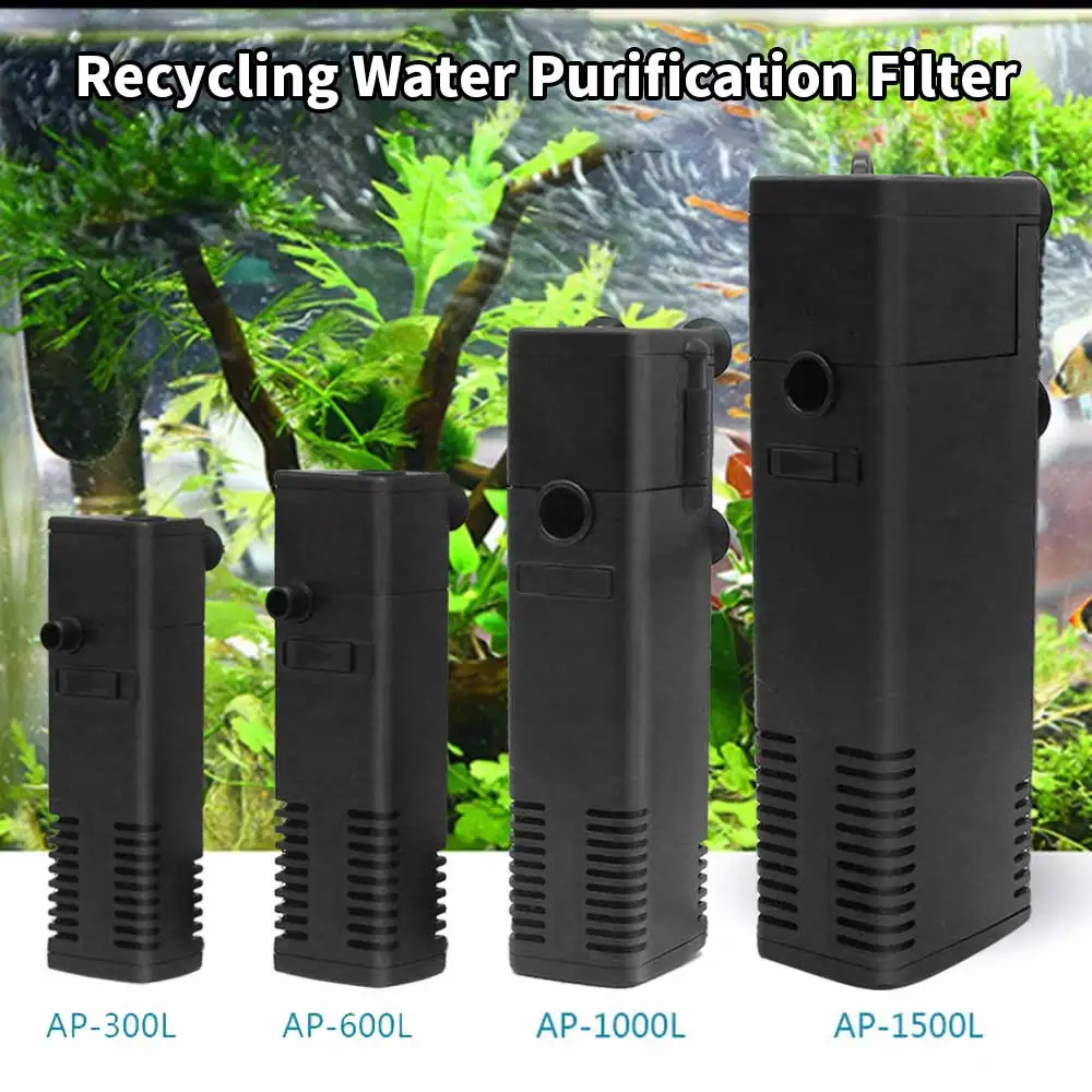 Фильтрующий насос для аквариума погружной воздушный кислородный внутренний