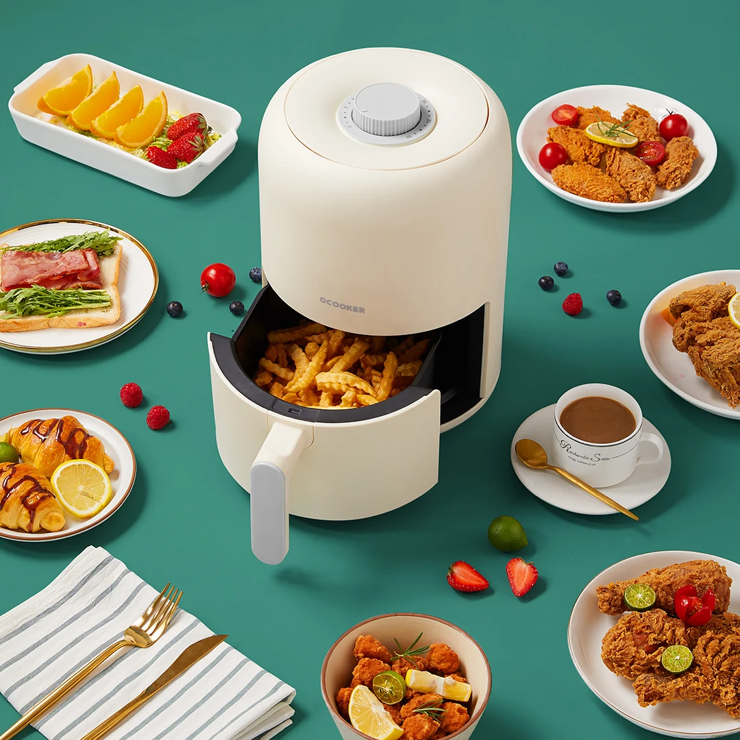 YouPin Q плита фритюрница без масла жира многофункциональная для пиццы курицы