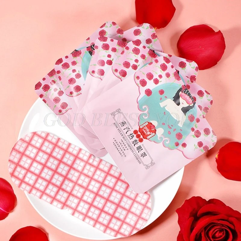 10 шт. Горячая Массажная Паровая маска для глаз согревающая снятия усталости