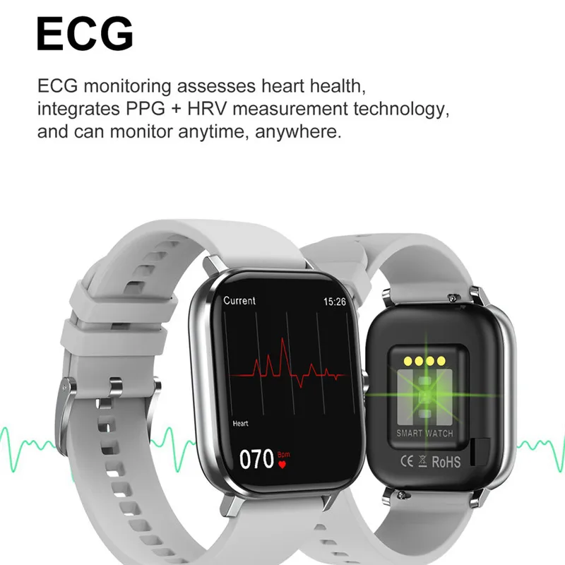 

ESeed 2021 DT35 Plus Smart Watch Men Bluetooth Call Music IP67 Waterproof Fashion Sport ECG Smartwatch Women For Android IOS