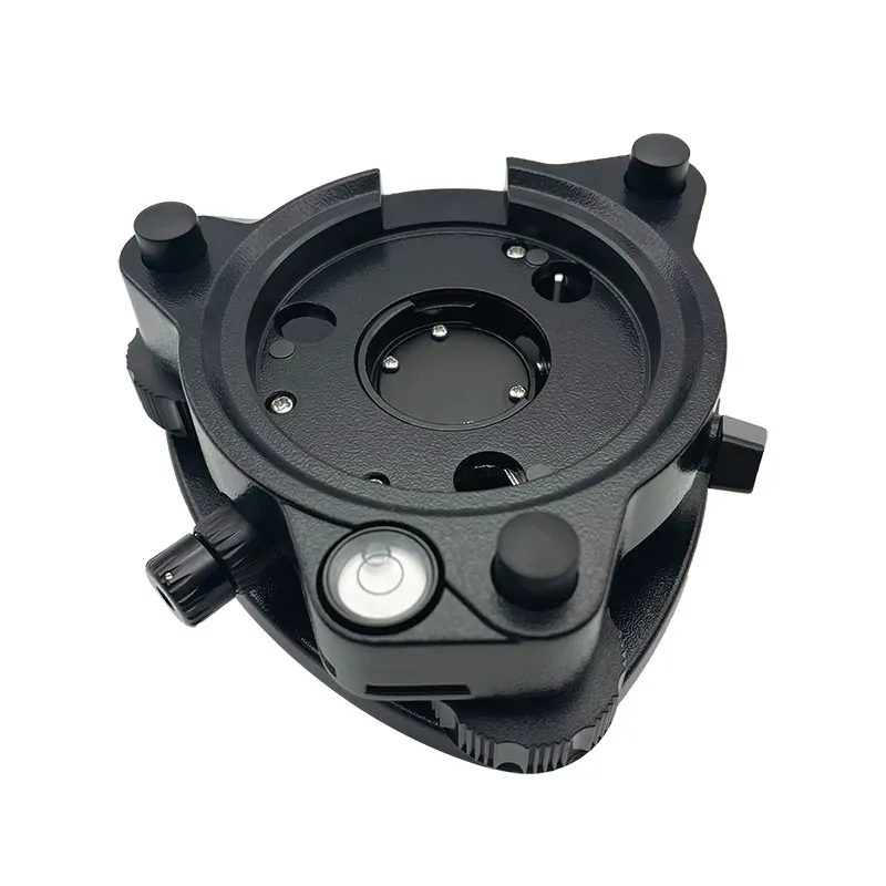 

High Quality Black Three-jaw Tribrach With Optical Plummet For Leica Surveying