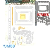 yjmbb 2021 new musical note card decoration metal cutting dies scrapbook album paper diy card craft embossing die cutting