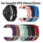 4247 мм силиконовый текстурированный ремешок замена wantch ремешок для Amazfit GTR женские и мужские часы браслет цветной спортивный ремешок