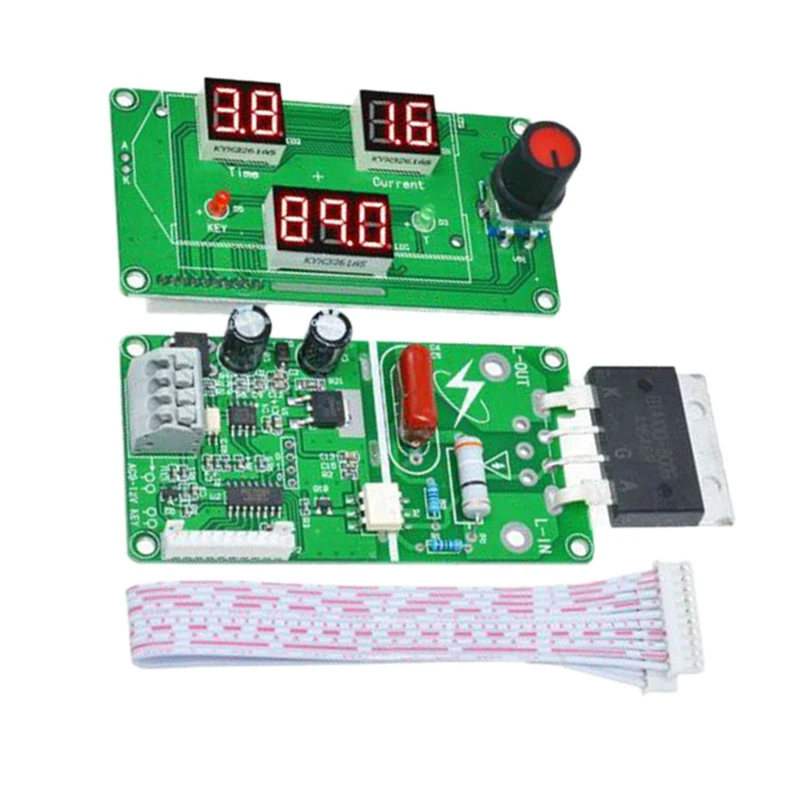 

100A Spot Welder Control Module LED Digital Single Pulse Encoder Spot Welding Time Transformer Controller