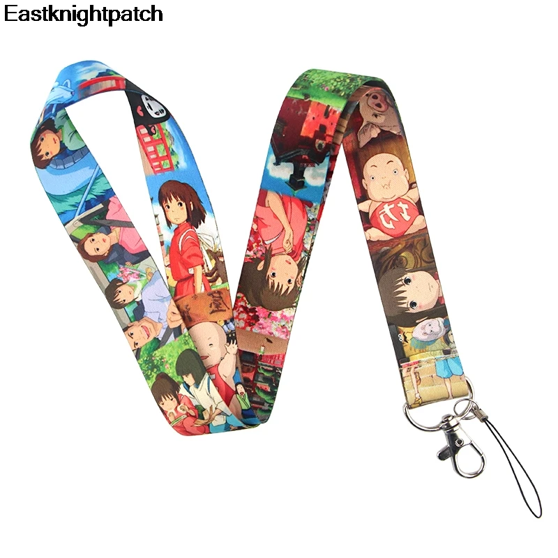 Забавный ремешок на шею с мультипликационным захватом ремешком для ключей