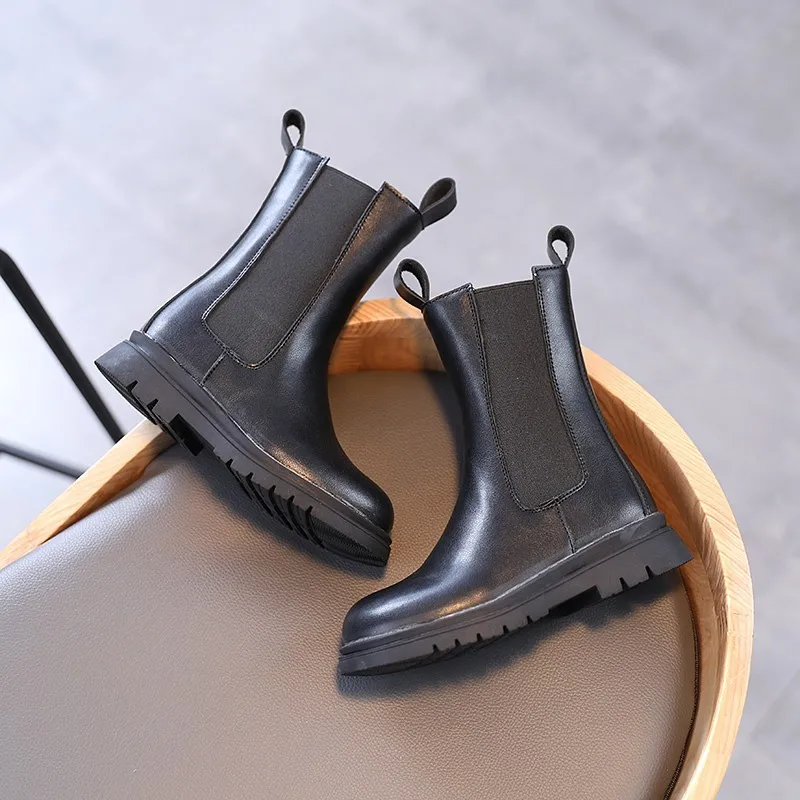 

Girls Martin Boots 2020 Atutumn Children High-Top Casual Shoes British Style Outdoor Comfortable Soft Bottom Student Kids Boots