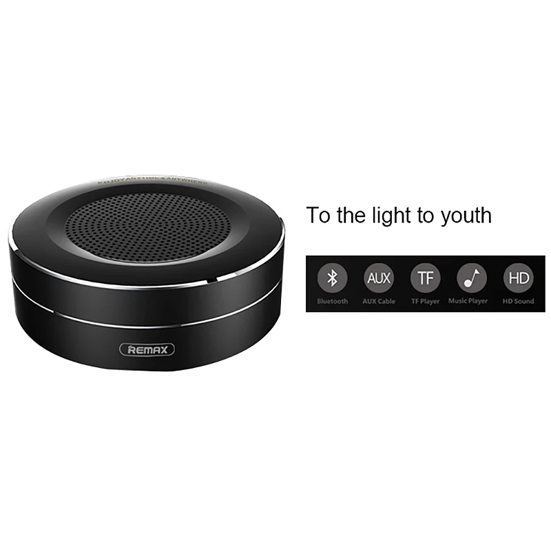 Remax Hifi портативный Bluetooth динамик беспроводной подходит для проса huawei Iphone Oppe Vivo и O |