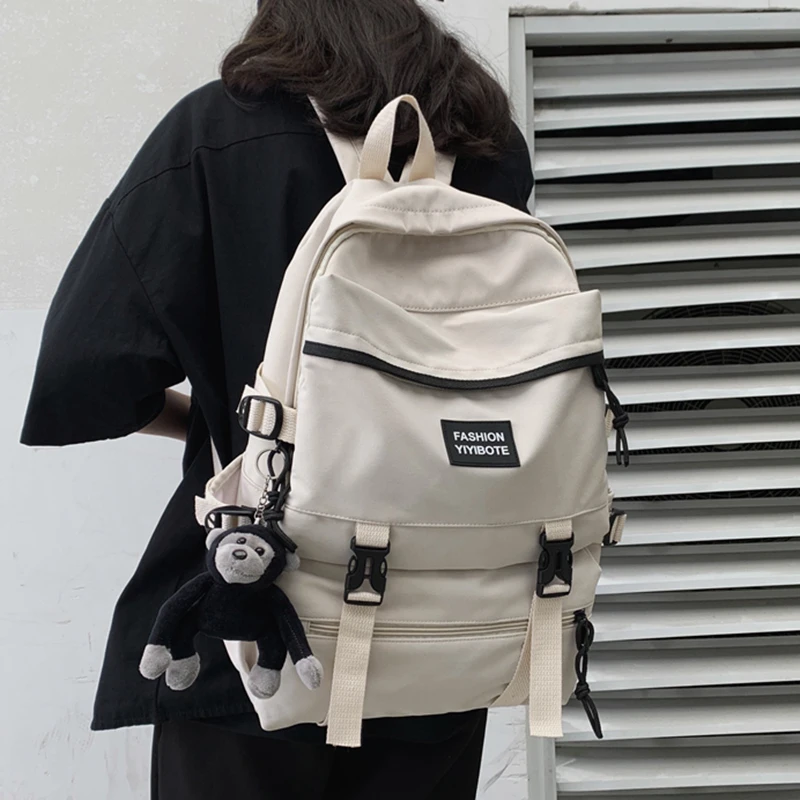 

Вместительный школьный ранец для девочек-подростков, модный рюкзак для учеников старших классов и студентов колледжа, сумки для книг, 2021