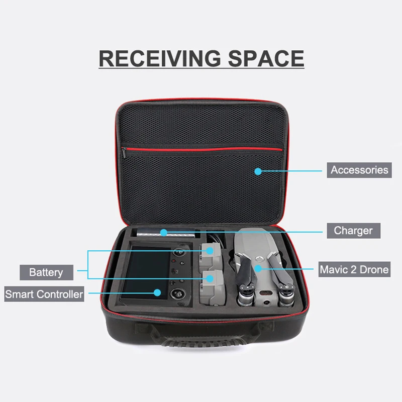 Чехол Mavic 2 Жесткий сумка для хранения Pro /Zoom Camera Drone и Smart Controller Box|Сумки дрона| |