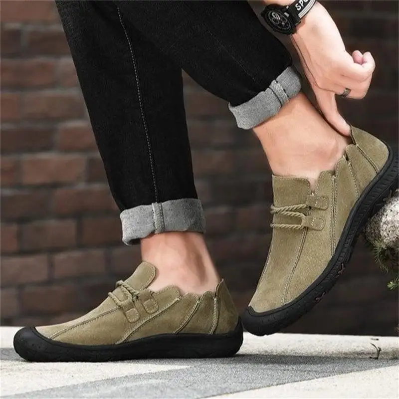 

2021 Men's Shoes Fashion Trend Solid Color Pigskin Stitching Stitching Lace Rubber Sole Toe Cap Comfortable Casual Shoes 3KC230