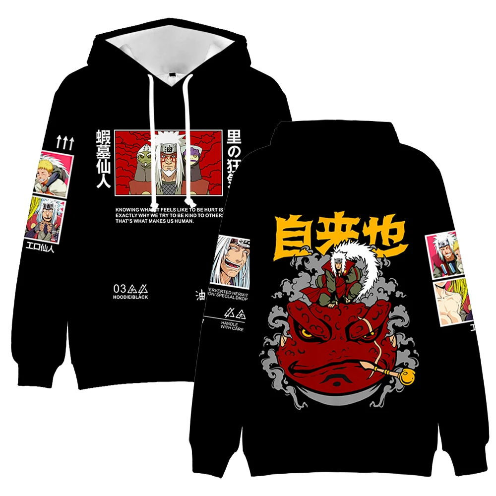

Jiraiya Hoodies Kids Akatsuki Anime Sweatshirt Itachi Women Kawaii Sasuke Graphic Men's Harajuku Children Oversized Hoodie