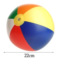 3510pc inflatable beach ball chidren swimming pool toy 22cm water game sports pvc ball for birthday party decorations fun gift