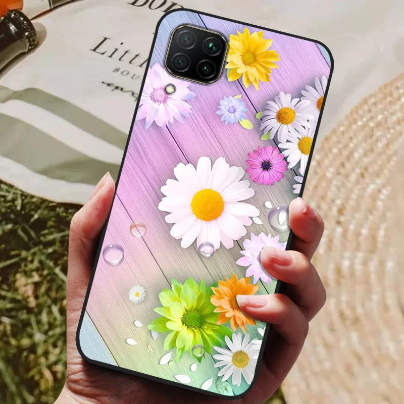 for huawei p40 lite case silicone soft tpu phone cases for huawei p40 lite p 40 lite back cover for huawei p40 lite black bumper free global shipping
