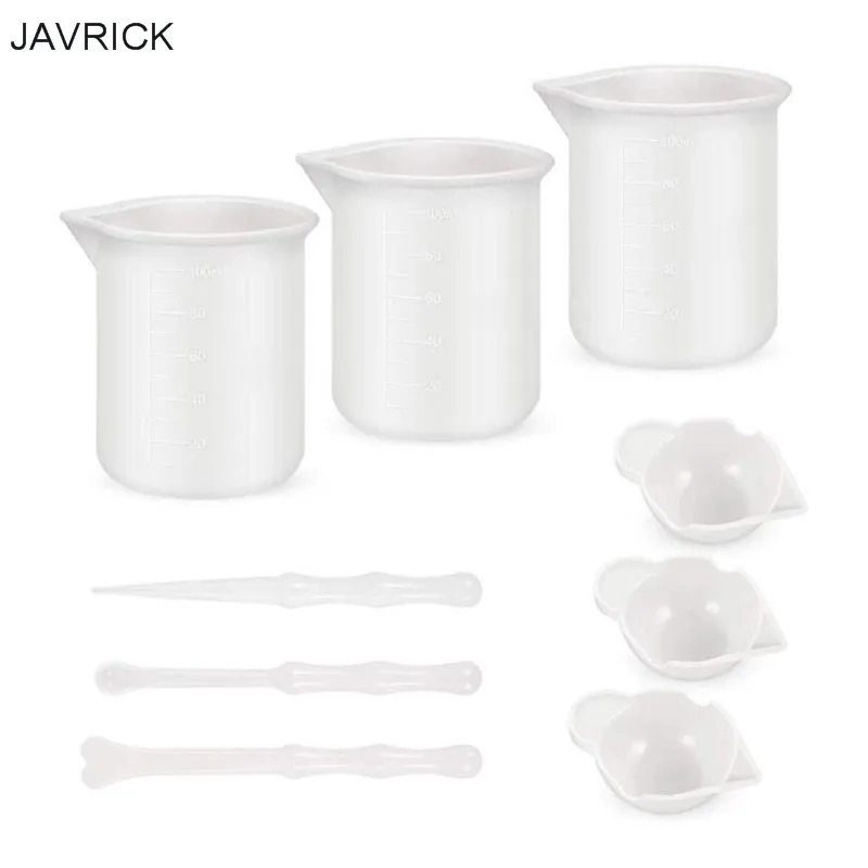 Смешивание антипригарных мерных стаканчиков силиконовая палочка для