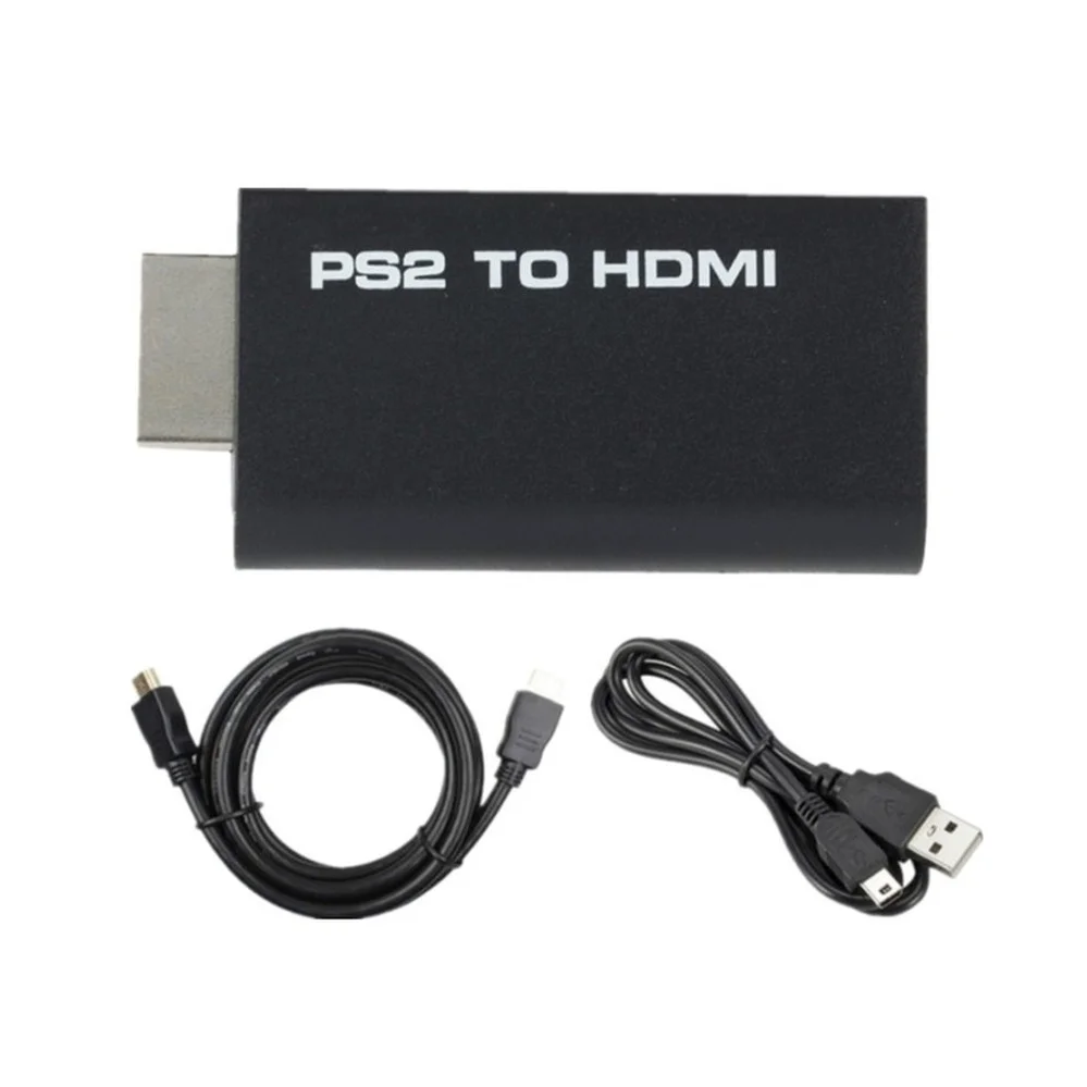 PzzPss HD PS2 To HDMI-Compatibale 480i/480p/576i Audio Video Converter Adapter With 3.5MM Supports For Display Modes | Электроника