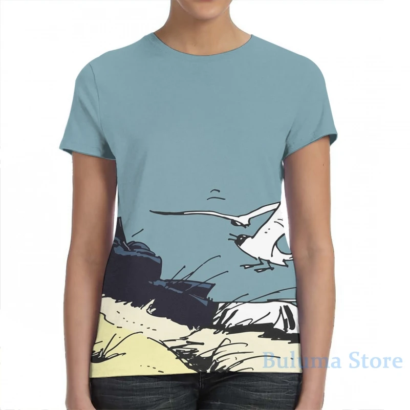 Corto Maltese at the seaside men T-Shirt women all over print fashion girl t shirt boy tops tees Short Sleeve tshirts | Мужская одежда