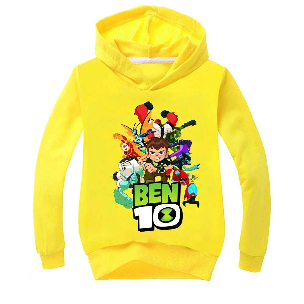 

Детская Хлопковая футболка с капюшоном, с круглым вырезом