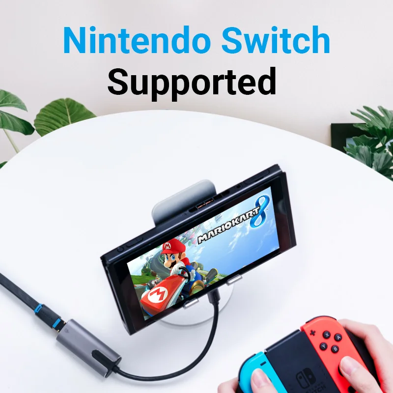 Ethernet-адаптер Vention USB Type C адаптер на RJ45 Lan для MacBook Pro Samsung Galaxy S9 сетевая карта Ethernet |