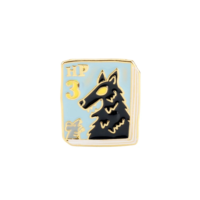 D612 Горячая hp фильм Знак школы Хогвартс на булавке брошь с милой эмалевые броши, булавки дары святить 9/3/4 книги Косплэй подарок - Окраска металла: D612