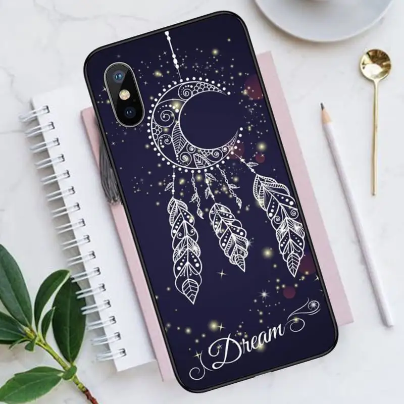 

Dream catcher watercolor pattern Phone Case for iPhone 11 12 mini pro XS MAX 8 7 6 6S Plus X 5S SE 2020 XR Luxury brand shell