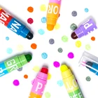 Маркеры желейные флуоресцентные сделай сам, Оригинальные милые маркеры, школьные принадлежности, Канцтовары