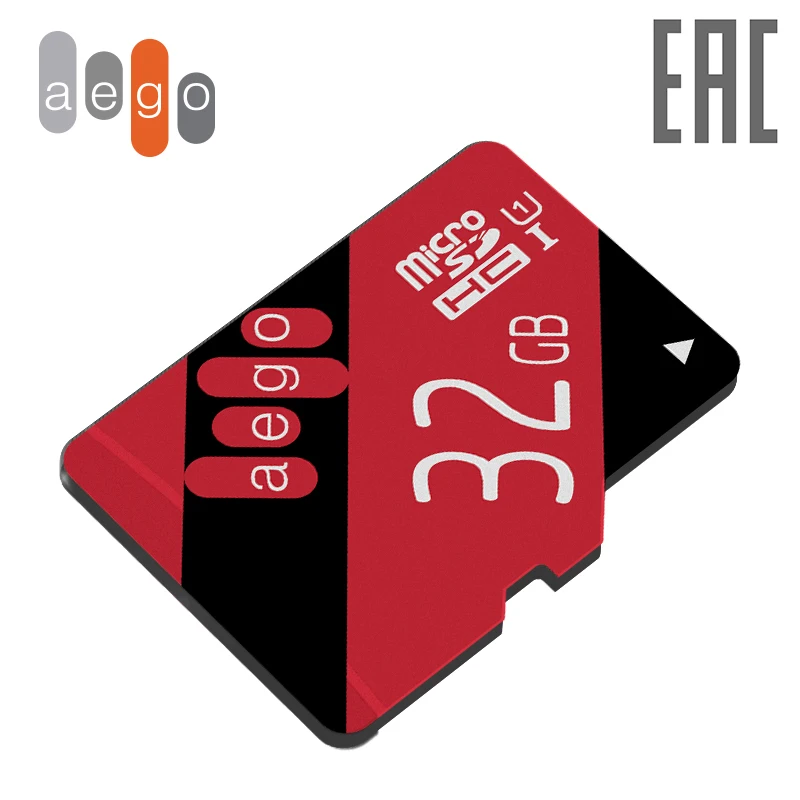 Карта памяти AEGO 32ГБ U1 Class 10 microSDHC (без адаптер)|Карты памяти| |