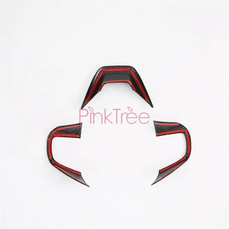 

For Hyundai Cantus Creta ix25 2020 2021 Carbon Fiber Color Steering Wheel Protective Cover Trim Sticker Car Styling Accessories