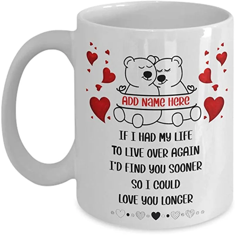 

Любовь медведи найти вас скорее именная кружка Персонализированная кофейная чашка