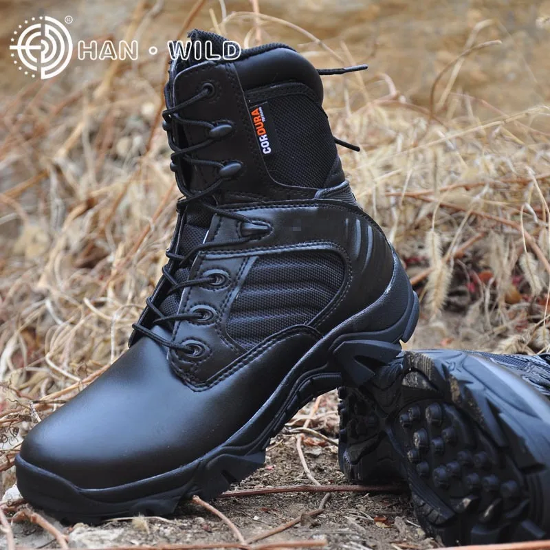 

Военные тактические ботинки для мужчин, уличная спортивная походная обувь, дышащая тактическая обувь для пустыни, охоты, трекинга специаль...