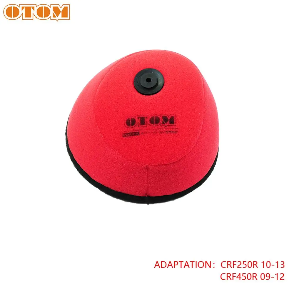 Губчатый воздушный фильтр OTOM для мотоцикла HONDA CRF250R 2010-2013 CRF450R 2009-2012 MX Motocross Enduro