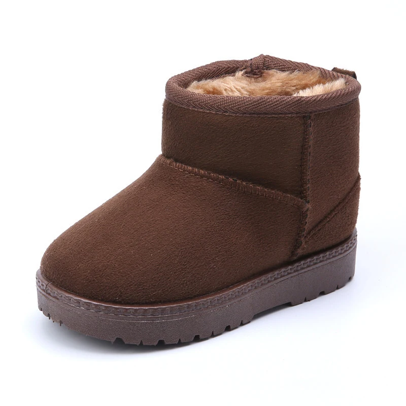 CUZULLAA/детская обувь для малышей Теплые зимние ботинки детей Плюшевые с толстой