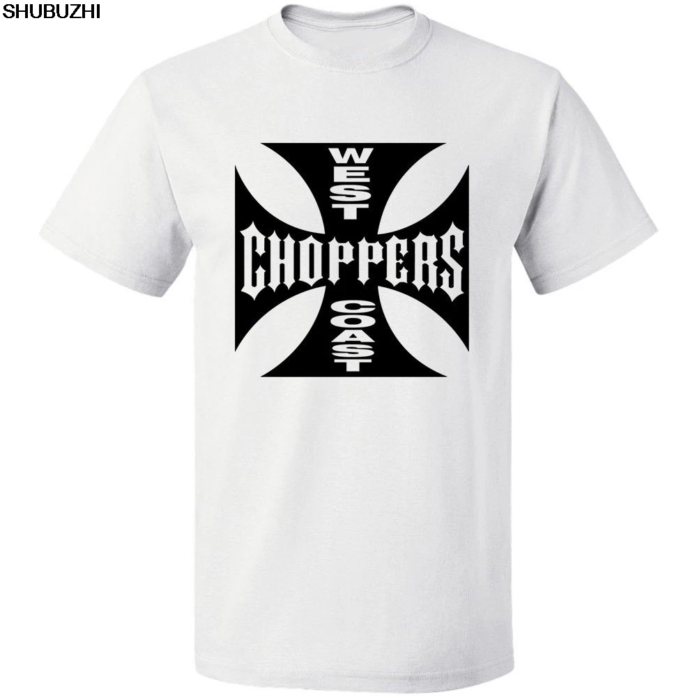 WEST COAST CHOPPERS T-shirt Free Shipping Cotton S-3XL Men Summer Short Sleeves T Shirt Middle Aged Top Tee sbz4410 - Цвет: Белый
