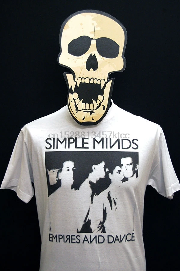 

Simple Minds - Empires and Dance - T-Shirt 100% Cotton Short Sleeve O-Neck Tops Tee Shirts Free Shipping Summer Fashion 2018