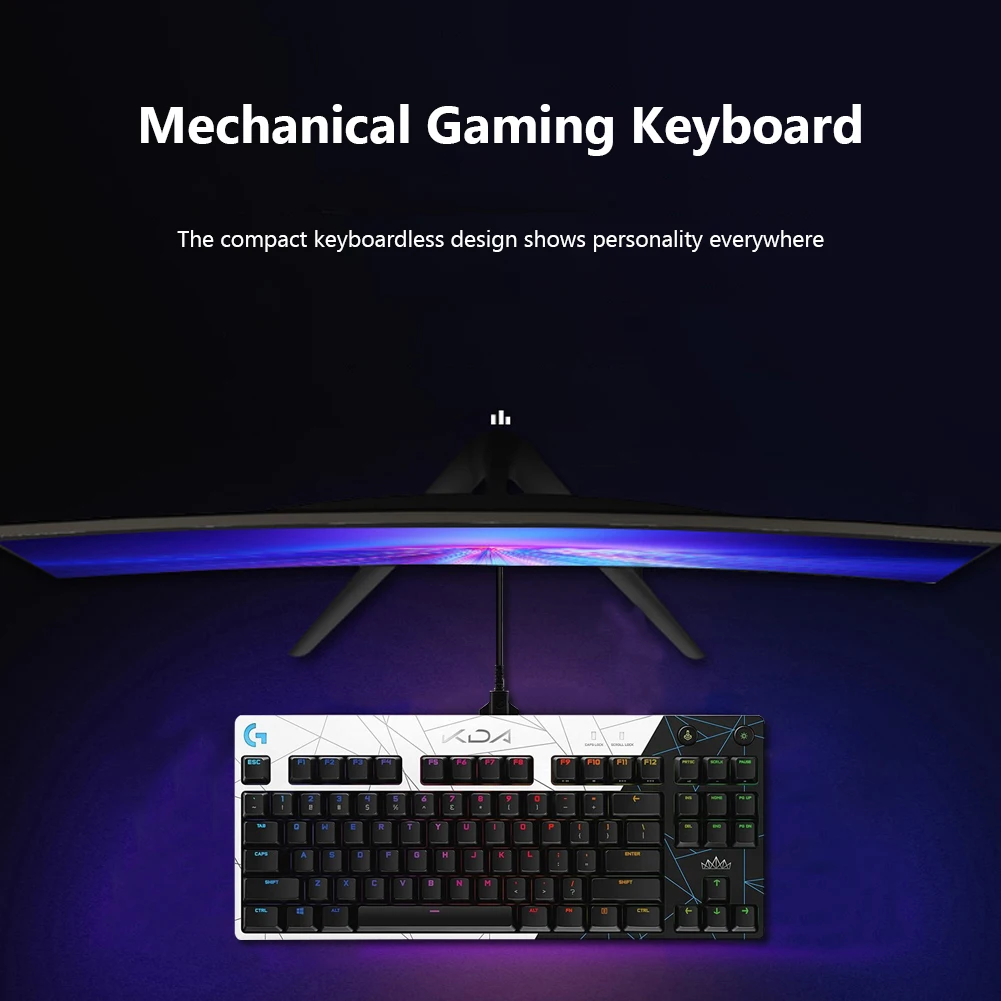 Игровая клавиатура Logitech G PRO KDA механическая Проводная USB 104 клавиш LIGHTSYNC RGB с