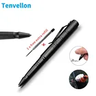 Tenvellon тактическая ручка, товары для самозащиты, защитный инструмент для личной защиты, Вольфрамовая сталь, индивидуальная черная ручка