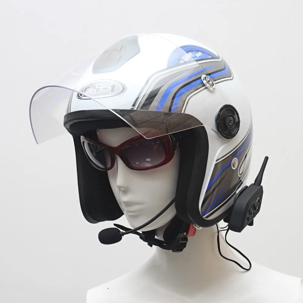 

2 Pcs Vnetphone V6 Motorcycle Helmet Bluetooth Headset Intercom BT Wireless Interphone For 6 Riders Intercomunicador Motocicleta